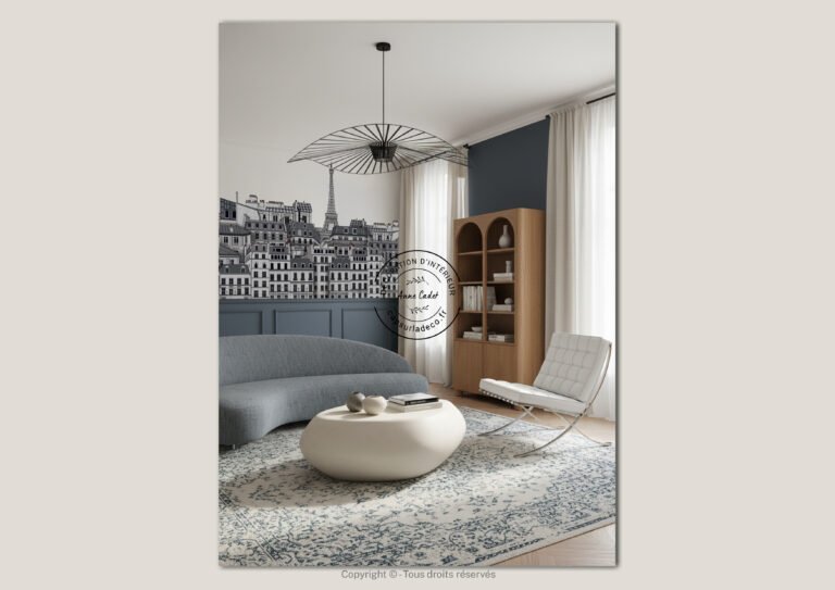Salon accueillant de style Chic - Anne Cadet Décoration d'Intérieur - Cap sur la Déco !