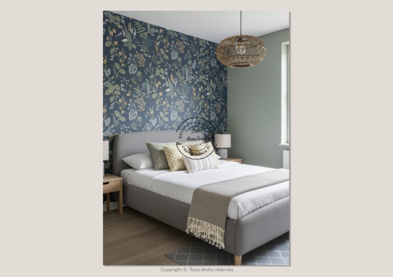 Chambre parentale confortable et cosy de style Scandinave - Anne Cadet Décoration d'Intérieur - Cap sur la Déco !