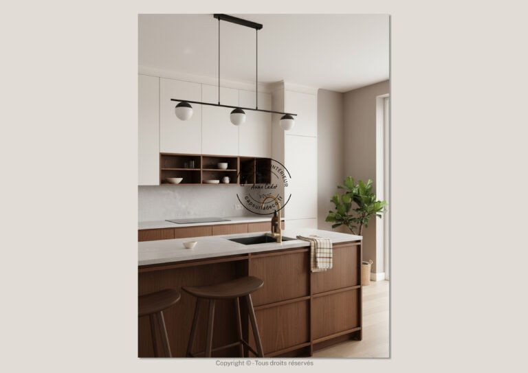 Cuisine épurée de style Zen - Anne Cadet Décoration d'Intérieur - Cap sur la Déco !